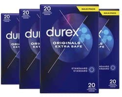 Durex Originals Condooms Extra Safe - 4x 20 stuks