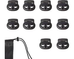 10 Stuks koordstoppers met 2 gaten
