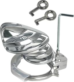 Chastity Cage met Ringen 30-50mm — thumbnail 1