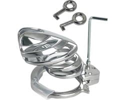 Chastity Cage met Ringen 30-50mm