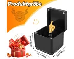 Grappige Gift Box in Vinger Vorm voor Desk Decoration