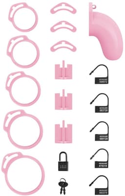 LOCKDOWN - Chastity Cage Medium - Pink — thumbnail 4