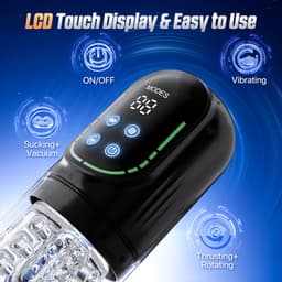 PREVION-Automatische masturbator voor mannen-Electrisch Masturbators-Sex Toys Voor Mannen-Pocket Pussy-Seksspeeltjes-3 pompfuncties-7 draaibewegingen-vibrerend en zuigend-appbediening — thumbnail 2