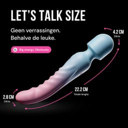 Just Pink Hot Date - Verwarmde Magic Wand Vibrator met Warme Tip - Wand Massager met 2 Motoren - Clitoris Stimulator - Vibrators voor Vrouwen - Sex Toys voor Koppels - Oplaadbaar — thumbnail 2