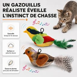 11 stuks kattenvisspeelgoed met veren, interactief kattenspeelgoed, veer, stabiel met schaalbare stangen en 10 stuks veer, vogel, worm, vervanging met klokken — thumbnail 3