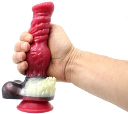 Kiotos Monstar - Dildo Beast 80 - Siliconen - Lengte 21 cm - Diameter 6 cm — thumbnail 4