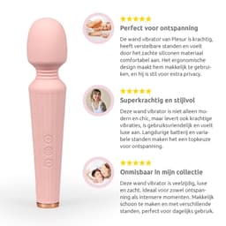 Plesur® Wand Vibrator - Erotiek - Seksspeeltjes - Vibrators voor Vrouwen - Stil & Discreet - Sex Toys voor Vrouwen - Clitoris Stimulator — thumbnail 7