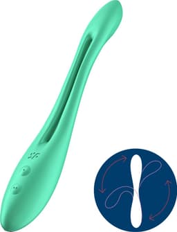 Satisfyer, multifunctionele vibrator, 'Elastic Game', meer dan 16 gebruiksmogelijkheden, waterdicht, oplaadbaar, huidvriendelijke siliconen — thumbnail 3