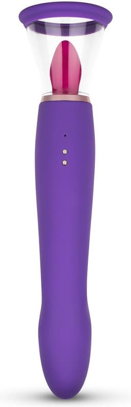 EasyToys - Pleasure Pump met G-Spot Vibrator - Vibrators voor Vrouwen - Clitoris Zuiger - Clitorispompen - Sex Toys voor Vrouwen - Vibrators - Seksspeeltjes - Clitoris Stimulator - Paars — thumbnail 13