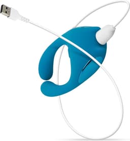 EasyToys - Flexibele Koppel Vibrator - Vibrators voor Vrouwen en Mannen - Sex Toys voor Vrouwen - Vibrators - Blauw — thumbnail 3