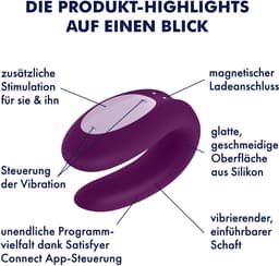 Satisfyer 'Partnerbox 2', incl. Apptoys, Double Joy, Royal One, oplaadbaar, waterdicht, huidvriendelijke siliconen — thumbnail 14