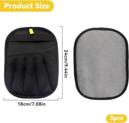 3 stuks magische magneet voor vacht, upgrade handschoenen, dierenhaarverwijderaar, handschoenen voor huisdieren, voor kleding, bank en verzorging van katten en huisdieren — thumbnail 2