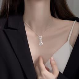 20 paar metalen handboeien hangers mini simulatie handboeien politieagent hanger connectoren voor DIY Craft ketting armband sieraden maken - Zilver — thumbnail 3