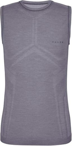 Heren Top van onderlaag Wool-Tech Light M S/l Sh wol functioneel materiaal sneldrogend 1 stuk, Grijs Grey-Heather 3757, M — thumbnail 5