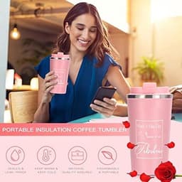 GEEKEO Vrouwen Cadeauset, Verjaardag voor haar, Unieke Moeder Beste Vriend, Get Well Soon Vrouwen, SPA Ontspannen Verwennen Gift Set Haar Vriendin Vrouw Zus, Roze (LH001) — thumbnail 3