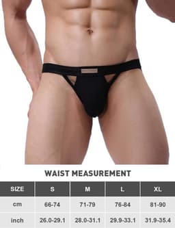 Jockstrap String Tanga voor heren - Sexy G-strings en atletische ondersteuner — thumbnail 3