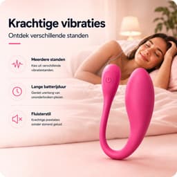 NØXA Play - Vibrerend Ei - App - Afstandsbediening - G-spot & Clitoris Vibrator - Vibrators voor Vrouwen - Remote Vibrator Tril Ei - Seksspeeltjes voor Koppels - Vibrerend Ei met App - 2 in 1 - Roze — thumbnail 5