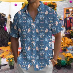 Hawaishirt Heren - Skull Shirt - Feest Kleding - Grafische Print - Korte Mouw - Multicolor — thumbnail 3