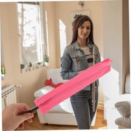 Fluit Reinigingsset - Instrument Onderhoud - Muziek Instrument Verzorging - Zachte Vezel Bescherming - 29.3 cm - Roze — thumbnail 2