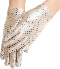 Dames Handschoenen - Zomer Mittens - Bescherming tegen zon - Elastisch en dun - One size - Paars — thumbnail 5