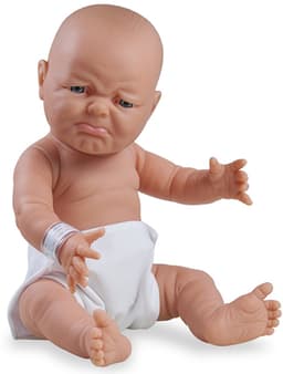 Babypop 45 cm meisje Mila verdrietig - The Doll Factory - vanaf 3 jaar — thumbnail 2
