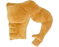 SnelShoppen - Muscle Man Arm Body Pillow - Knuffel Pop, Gag Gift, Romantisch Cadeau voor Vriendin/Vrouw, Perfect voor Verjaardag, Valentijnsdag