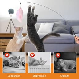 - Interactief Kattenspeeltje met Zuignap en Verschillende Aantrekkelijke Accessoires - Duurzaam en Veilig Speelgoed voor Katten — thumbnail 5
