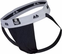 MM Sports Original Edition Swimmer/Jogger Jockstrap 2 inch Black - MAAT XXL - Heren Ondergoed - Jockstrap voor Man - Mannen Jock — thumbnail 1