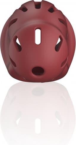Model 28 - Ultra Soft Silicone Chastity Cage - Red — thumbnail 3
