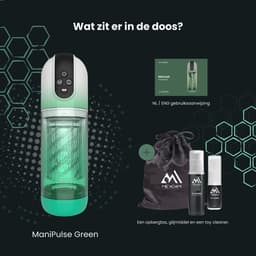 ME'ADAM - ManiPulse Automatische Masturbator met Roterende Functies en Zuig en Lik Modes - Fluisterstil - Oplaadbaar - Masturbator voor Man - Pocket Pussy - Blowjob - Sterke Motor - Waterproof - Groen - Sex toys Voor mannen — thumbnail 7