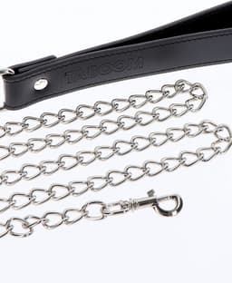 Taboom - Chain Leash - Bondage / SM Collar and leash Zwart — thumbnail 5