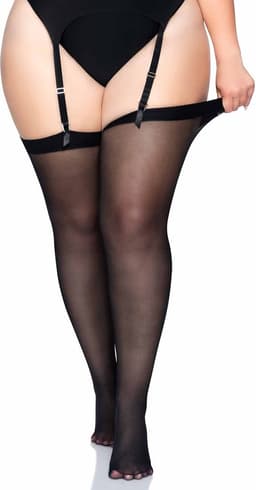 Sheer backseam stockings + — thumbnail 3