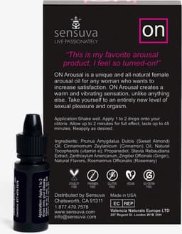 Sensuva ON Arousel Oil for Her Ultra Bottle - 5 ml — thumbnail 2