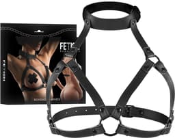 Fetish Submissive Bondage - Adjustable Chest Harnas — thumbnail 4