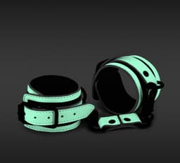NS Novelties - Glo Wrist Cuff - Bondage / SM Cuffs Glow in the dark — thumbnail 1