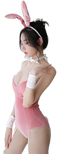 Sexy Bunny Kostuum voor Dames - Verleidelijke Konijn Bodysuit voor Cosplay en Feest — thumbnail 1