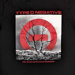 Type O Negative T-shirt Red Water Unisex Zwart — thumbnail 2