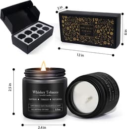 Geurkaarsen Set voor Heren - 8 Stuks - Ideaal Verjaardagscadeau en Bedankgeschenk — thumbnail 7