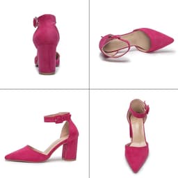 Comfortabele Strappy Pumps met Dikke Hakken en Slingback voor Dames — thumbnail 4