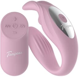 Teazers – Bunny Couple Vibrator met afstandsbediening – Roze — thumbnail 1