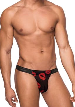 Male Power Micro String - L/XL black,red S/M — thumbnail 3
