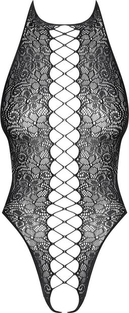 Obsessive Open Body kant met open kruis –  Erotische Body –  One Size – Zwart — thumbnail 13