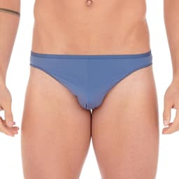 Hom Ondergoed Heren Micro Slip Lichtgewicht Comfortabel Blauw — thumbnail 1