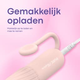 Pure Pleasure® Vibrators voor Vrouwen - Mini Bullet Vibrator - App & 3 Opzetstukken – Clitoris Stimulator – 10 Vibratiestanden – Oplaadbaar – Waterdicht – Roze – Compact Formaat — thumbnail 6
