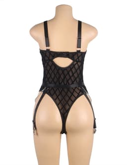 Sexy Lingerie Body – Premium – Classy Look – Lingerie Erotisch – Bondage Body – Bodysuit – Erotische Lingerie – BDSM – Kinky – Sexy Lingerie Dames – Ketting – Fetish Body –Clubwear – Madam Hommard – High End – Dare to Undress –Maat XS/S, M, L, XL — thumbnail 5