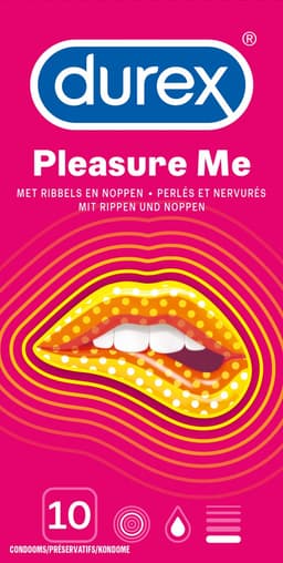 Durex - Condooms Pleasure Me - Met Ribbels en Noppen voor Extra Stimulatie - 10 stuks — thumbnail 12