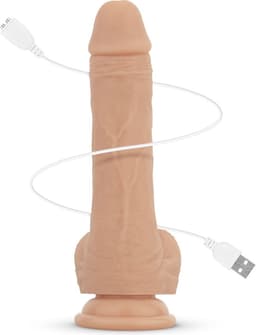 Real Fantasy - Mason Stotende, Verwarmbare en Vibrerende Dildo — thumbnail 5