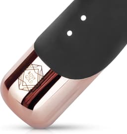 Rosy Gold - Rabbit Vibrator Met Stootfunctie - Zwart — thumbnail 10