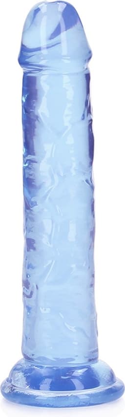 Shots - RealRock REA150BLU1 - Straight Realistic Dildo Suction Cup - 6'' / 14,5 - Blue — thumbnail 1