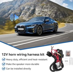 Dailygoody - Universele Horn Wiring Harness Kit - Hoogwaardige Air Horn Bekabeling - 12V - Betrouwbare installatie - Duurzaam materiaal - Geschikt voo. — thumbnail 3